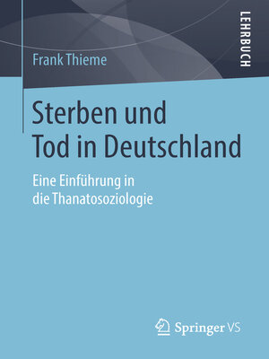 cover image of Sterben und Tod in Deutschland